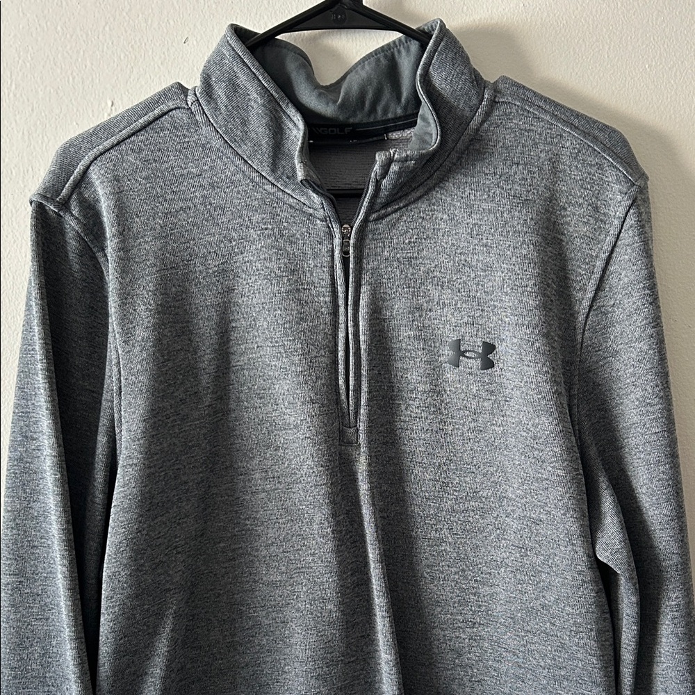 Under Armour Gray Half-Zip Top